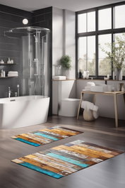 Mijölnir Juego de alfombrillas de baño CT-5251 Multicolor